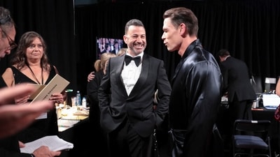 The evening concluded with a major victory for Oppenheimer, a successful hosting performance by Jimmy Kimmel, and a comedic gathering of stars hugging on stage in an SNL-style union.&nbsp; (via REUTERS)