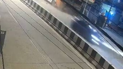 Screengrab of the scary hit-and-run accident in Gorakhpur (X(formerly Twitter)) Screengrab of the scary hit-and-run accident in Gorakhpur (X(formerly Twitter))