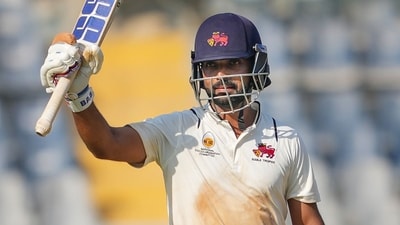 Ajinkya Rahane scored a fighting fifty in the second innings of Ranji Trophy final Ajinkya Rahane scored a fighting fifty in the second innings of Ranji Trophy final