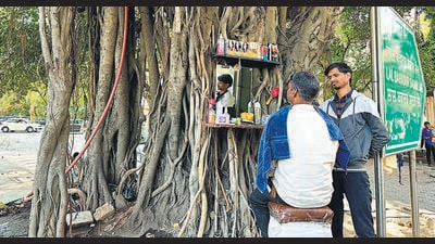 Anwar’s pavement stall beside central Delhi’s Gole Market is austere. (HT Photo) Anwar’s pavement stall beside central Delhi’s Gole Market is austere. (HT Photo)