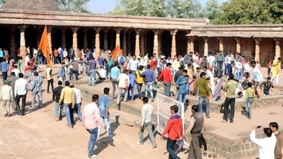 Bhojshala is a protected 11th-century monument. (HT PHOTO) Bhojshala is a protected 11th-century monument. (HT PHOTO)