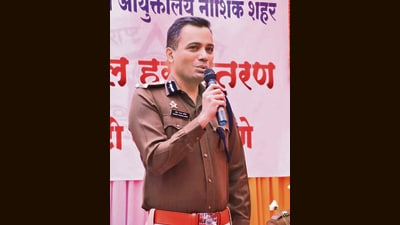 Nashik police commissioner, Sandeep Karnik.
