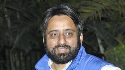 New Delhi, India - Feb. 10, 2015: AAP wining candidate Amanatullah Khan wins from Okhla arrives for first meeting with Arvind Kejriwal at Constitution Club in New Delhi, India, on Tuesday, February 10, 2015. (Photo by Vipin Kumar/ Hindustan Times) (Hindustan Times) New Delhi, India - Feb. 10, 2015: AAP wining candidate Amanatullah Khan wins from Okhla arrives for first meeting with Arvind Kejriwal at Constitution Club in New Delhi, India, on Tuesday, February 10, 2015. (Photo by Vipin Kumar/ Hindustan Times) (Hindustan Times)