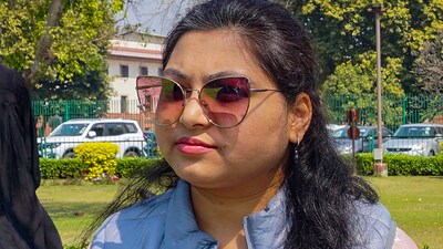 Congress leader Jaya Thakur talks to the media in New Delhi. (PTI) Congress leader Jaya Thakur talks to the media in New Delhi. (PTI)
