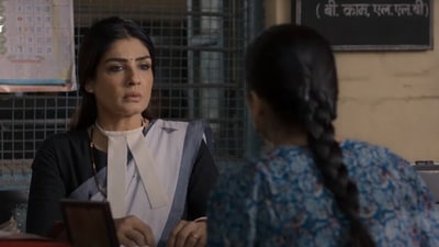 Patna Shuklla trailer: Raveena Tandon plays an underdog in the legal drama.