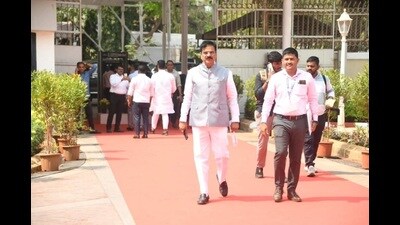 Shivtare was among the first few leaders in the state to join Shinde after the latter rebelled against Shiv Sena chief Uddhav Thackeray in 2022. (HT PHOTO) Shivtare was among the first few leaders in the state to join Shinde after the latter rebelled against Shiv Sena chief Uddhav Thackeray in 2022. (HT PHOTO)