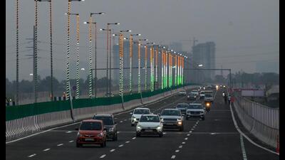 The Haryana stretch of the Dwarka Expressway was inaugurated by Prime Minister Narendra Modi in the National Capital Region on Monday. (Vipin Kumar/ HT Photo) The Haryana stretch of the Dwarka Expressway was inaugurated by Prime Minister Narendra Modi in the National Capital Region on Monday. (Vipin Kumar/ HT Photo)