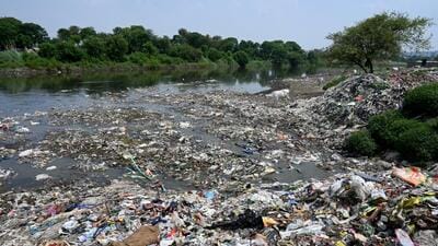 The pollution levels in the Hindon have earned it a ‘dead river’ status and its water declared ‘unfit’ even for bathing, according to the Central Pollution Control Board report of 2015. (HT Archive) The pollution levels in the Hindon have earned it a ‘dead river’ status and its water declared ‘unfit’ even for bathing, according to the Central Pollution Control Board report of 2015. (HT Archive)