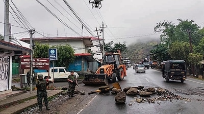 The state has been in the throes of conflict for over 10 months. (PTI) The state has been in the throes of conflict for over 10 months. (PTI)