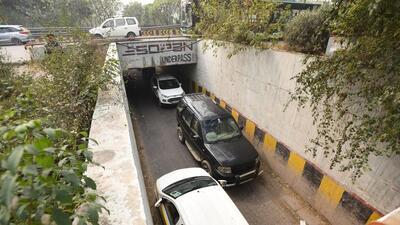 These were five smaller underpasses on this expressway, but they could not handle the increased traffic load. (HT Archive)