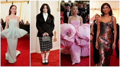 <p>Oscars 2024: The much-anticipated 96th Academy Awards are taking place at the Dolby Theatre in Los Angeles, California, bringing together some of Hollywood's biggest filmmakers. The popular event is known for serving up iconic fashion moments, and this time was no exception as top celebrities arrived in glamorous gowns and extravagant dresses that are sure to be the talk of the fashion world for quite some time. From Billie Eilish to Ariana Grande, let's take a look at who wore what and get some style inspiration.</p> <p>Oscars 2024: The much-anticipated 96th Academy Awards are taking place at the Dolby Theatre in Los Angeles, California, bringing together some of Hollywood's biggest filmmakers. The popular event is known for serving up iconic fashion moments, and this time was no exception as top celebrities arrived in glamorous gowns and extravagant dresses that are sure to be the talk of the fashion world for quite some time. From Billie Eilish to Ariana Grande, let's take a look at who wore what and get some style inspiration.</p>