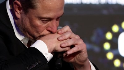 Elon Musk's startup launched AI model Grok chatbot to a small group of users last November. (Reuters)