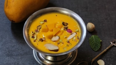 Mango phirni (Shutterstock) Mango phirni (Shutterstock)