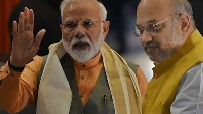 Prime Minister Narendra Modi and home minister Amit Shah. Prime Minister Narendra Modi and home minister Amit Shah.