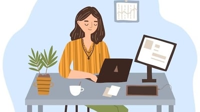 Identify and challenge self-sabotaging thoughts: Women are often socialised to doubt themselves and minimise their accomplishments. Become aware of negative thought patterns like imposter syndrome or catastrophising, and actively challenge them with positive self-talk and evidence of your competence. (Freepik) Identify and challenge self-sabotaging thoughts: Women are often socialised to doubt themselves and minimise their accomplishments. Become aware of negative thought patterns like imposter syndrome or catastrophising, and actively challenge them with positive self-talk and evidence of your competence. (Freepik)