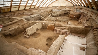 The site where the 8,600-year-old bread was found. (Necmettin Erbakan University) The site where the 8,600-year-old bread was found. (Necmettin Erbakan University)