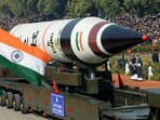 Agni-5 missile can now deliver multiple nuclear warheads. Agni-5 missile can now deliver multiple nuclear warheads.