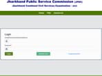 JPSC CCE Prelims admit cards released (jpsc.gov.in, screenshot) JPSC CCE Prelims admit cards released (jpsc.gov.in, screenshot)