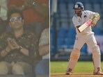 Sachin Tendulkar was in attendance to watch the Ranji Trophy final where Musheer Khan created a record Sachin Tendulkar was in attendance to watch the Ranji Trophy final where Musheer Khan created a record