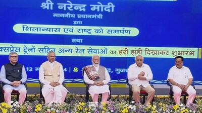 Prime Minister Narendra Modi on Tuesday launched the Master plan of the Gandhi Ashram Memorial, at Mahatma Gandhi Ashram at Sabarmati, in Ahmedabad, Gujarat. PM Modi also inaugurated the redeveloped Kochrab Ashram. (PTI) Prime Minister Narendra Modi on Tuesday launched the Master plan of the Gandhi Ashram Memorial, at Mahatma Gandhi Ashram at Sabarmati, in Ahmedabad, Gujarat. PM Modi also inaugurated the redeveloped Kochrab Ashram. (PTI)