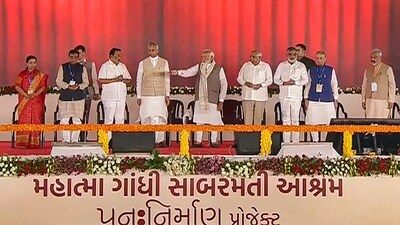 Planned with a budget of <span class='webrupee'>₹</span>1,200 crore, a government release said on Sunday that the project aims to revitalize Mahatma Gandhi's teachings and philosophy for the present and future generations. (PTI) Planned with a budget of <span class='webrupee'>₹</span>1,200 crore, a government release said on Sunday that the project aims to revitalize Mahatma Gandhi's teachings and philosophy for the present and future generations. (PTI)
