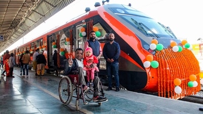 In a major boost to the Railway infrastructure, connectivity and the petrochemicals sector, PM Narendra Modi visited DFC's Operation Control Centre in Ahmedabad laid the foundation stone and dedicated a slew of railway and Petrochemicals projects worth over  <span class='webrupee'>₹</span>1,06,000 crores.&nbsp; (PTI)