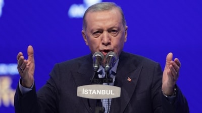 US, UK Houthi strikes: Turkish president Tayyip Erdogan is seen. (Reuters)