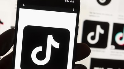 The TikTok logo is seen on a cell phone. Several countries have banned the use of TikTok app. The TikTok logo is seen on a cell phone. Several countries have banned the use of TikTok app.
