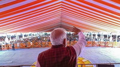 Prime Minister Narendra Modi will visit Gujarat and Rajasthan on Tuesday. (PTI)