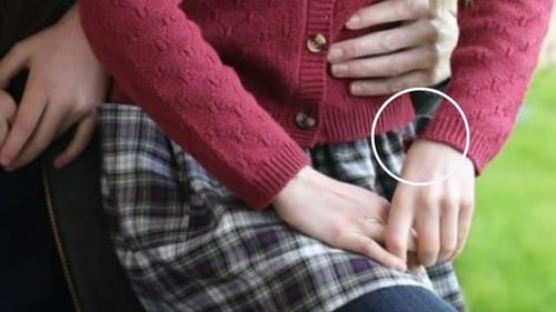 A part of Princess Charlotte's sweater appears to be missing. (Instagram/@princeandprincessofwales) A part of Princess Charlotte's sweater appears to be missing. (Instagram/@princeandprincessofwales)