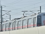 Ghaziabad, India - September 27, 2023: A view of Delhi Metro, (Photo by Sakib Ali /Hindustan Times) Ghaziabad, India - September 27, 2023: A view of Delhi Metro, (Photo by Sakib Ali /Hindustan Times)