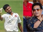 Musheer Khan (L) smashed a gritty century during the Ranji Trophy final against Vidarbha Musheer Khan (L) smashed a gritty century during the Ranji Trophy final against Vidarbha