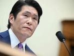 Special Counsel Robert Hur testifies during a House Judiciary Committee hearing on his probe into US President Joe Biden's alleged mishandling of classified materials after serving as vice president, on Capitol Hill in Washington, DC, March 12, 2024. (Photo by Mandel NGAN / AFP)