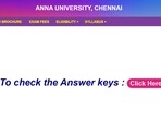 Anna University releases TANCET 2024 answer key for MBA, MCA entrance tests Anna University releases TANCET 2024 answer key for MBA, MCA entrance tests
