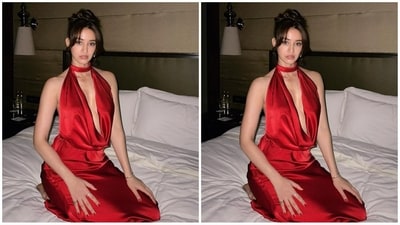 On Tuesday, Disha took to Instagram and uploaded a series of stunning pictures accompanied by the caption, "Couldn't decide so posted all...". In the post, she can be seen exuding glamour in a shiny red dress. (Instagram/@dishapatani) On Tuesday, Disha took to Instagram and uploaded a series of stunning pictures accompanied by the caption, "Couldn't decide so posted all...". In the post, she can be seen exuding glamour in a shiny red dress. (Instagram/@dishapatani)