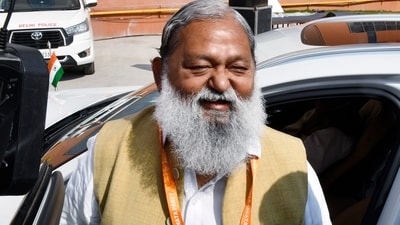 Former Haryana home minister Anil Vij. (ANI) Former Haryana home minister Anil Vij. (ANI)