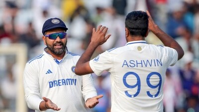 Ravichandran Ashwin and skipper Rohit Sharma during the Test series against England (ANI ) Ravichandran Ashwin and skipper Rohit Sharma during the Test series against England (ANI )