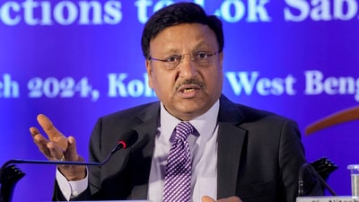 Chief Election Commissioner Rajiv Kumar, (PTI) Chief Election Commissioner Rajiv Kumar, (PTI)
