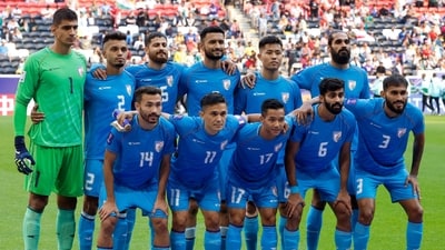 India's players pose for the group picture before the start of the Qatar 2023 AFC Asian Cup Group B football match vs Syria (AFP) India's players pose for the group picture before the start of the Qatar 2023 AFC Asian Cup Group B football match vs Syria (AFP)