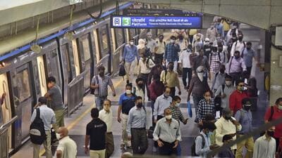 Giving an example, the official said that commuters who would earlier travel from Noida City Centre to Lajpat Nagar had to earlier travel to Mandi House on the Blue Line, and then change to the Violet Line to travel to their destination. However, the opening of the Pink Line in 2018 meant that they could change trains at Mayur Vihar Phase-1. (HT Archive) Giving an example, the official said that commuters who would earlier travel from Noida City Centre to Lajpat Nagar had to earlier travel to Mandi House on the Blue Line, and then change to the Violet Line to travel to their destination. However, the opening of the Pink Line in 2018 meant that they could change trains at Mayur Vihar Phase-1. (HT Archive)
