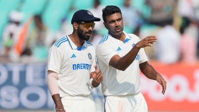 India's Ravichandran Ashwin and Jasprit Bumrah (AP) India's Ravichandran Ashwin and Jasprit Bumrah (AP)