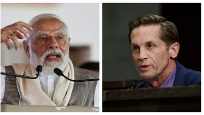 Prime Minister Narendra Modi and US Congressman Rich McCormick. (PTI/AFP) Prime Minister Narendra Modi and US Congressman Rich McCormick. (PTI/AFP)