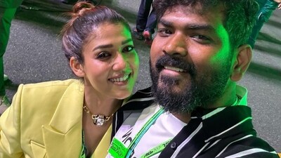 Vignesh looked happy to spend quality time with his wife at the fun event that was kickstarted on March 9 in Saudi Arabia. (Instagram) Vignesh looked happy to spend quality time with his wife at the fun event that was kickstarted on March 9 in Saudi Arabia. (Instagram)