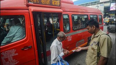 The BEST authorities decided on Wednesday to run the premium air-conditioned bus route number S-145 (HT PHOTO) The BEST authorities decided on Wednesday to run the premium air-conditioned bus route number S-145 (HT PHOTO)