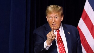 Former US President Donald Trump now faces ten criminal counts in Georgia, rather than thirteen. (REUTERS)