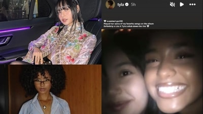 Grammy winner Tyla teases collaboration with K-pop idol Lisa of Blackpink as she releases a sneak peek of her upcoming debut album's song. (Instagram) Grammy winner Tyla teases collaboration with K-pop idol Lisa of Blackpink as she releases a sneak peek of her upcoming debut album's song. (Instagram)