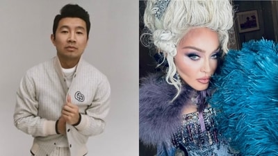 Simu Liu (left) liked the food served at Oscars after-party organised by Madonna (right). (X/@SimuLiu and Instagram/@madonna) Simu Liu (left) liked the food served at Oscars after-party organised by Madonna (right). (X/@SimuLiu and Instagram/@madonna)