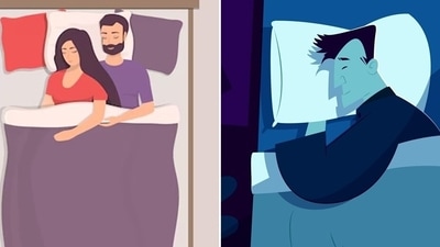 Recent research has linked sharing bed with your partner to better mental health, while there have also been studies that say sleeping alone is better as it can help in uninterrupted rest. (Freepik) Recent research has linked sharing bed with your partner to better mental health, while there have also been studies that say sleeping alone is better as it can help in uninterrupted rest. (Freepik)