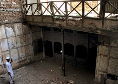 Bollywood actor Dilip Kumar's ancestral home at Mohalla Khudadad in the famous Qissa Khwani Bazar in Peshawar, Pakistan. (PTI) Bollywood actor Dilip Kumar's ancestral home at Mohalla Khudadad in the famous Qissa Khwani Bazar in Peshawar, Pakistan. (PTI)