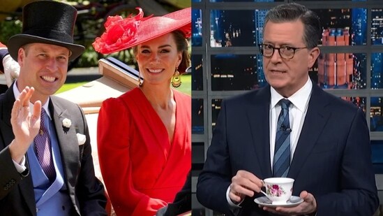 The Late Show host Stephen Colbert 'spills the tea' on Prince William's alleged affair with Lady Rose Hanbury,